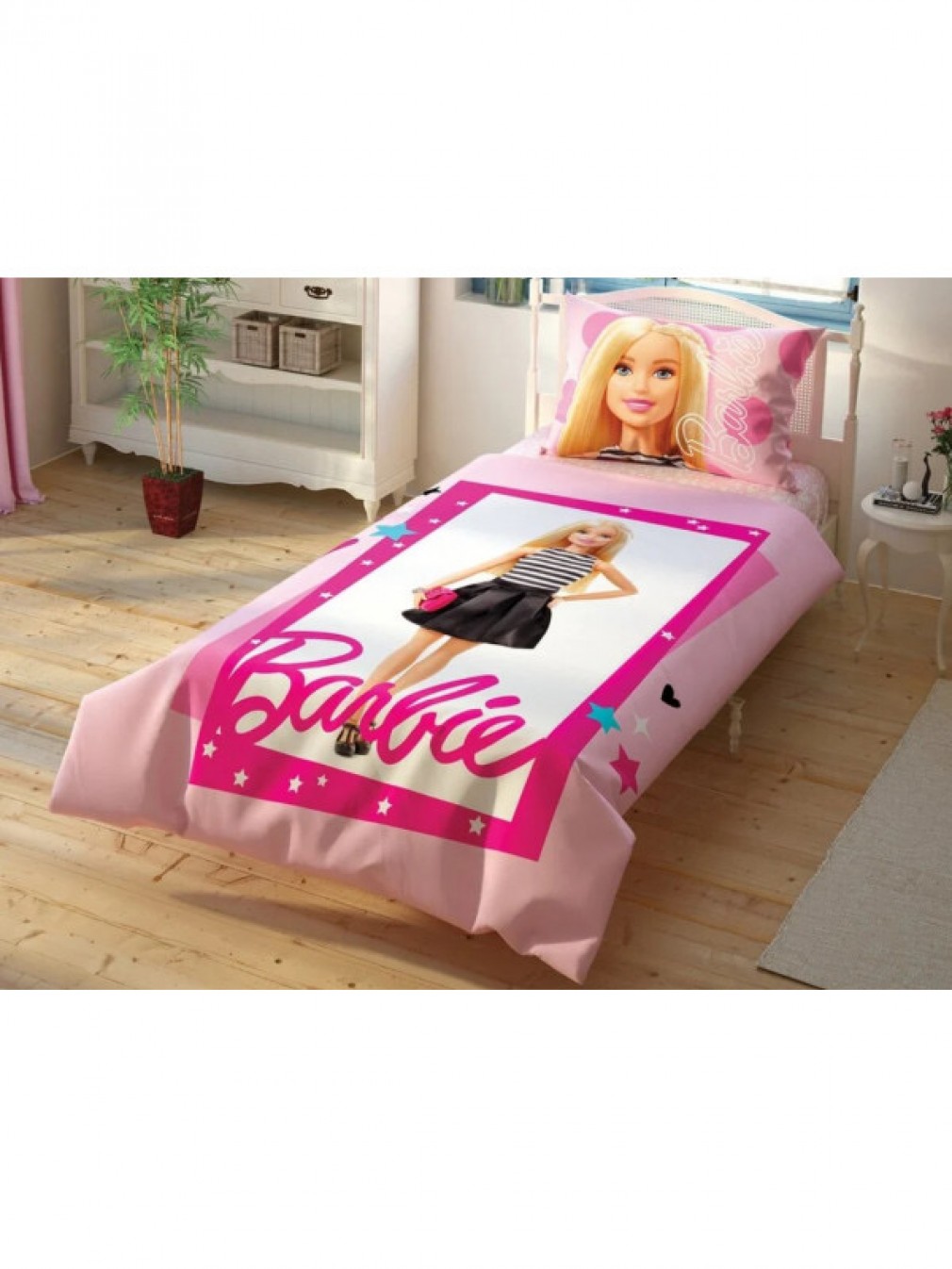 Комплект постільної білизни Tac Disney Barbie Cek