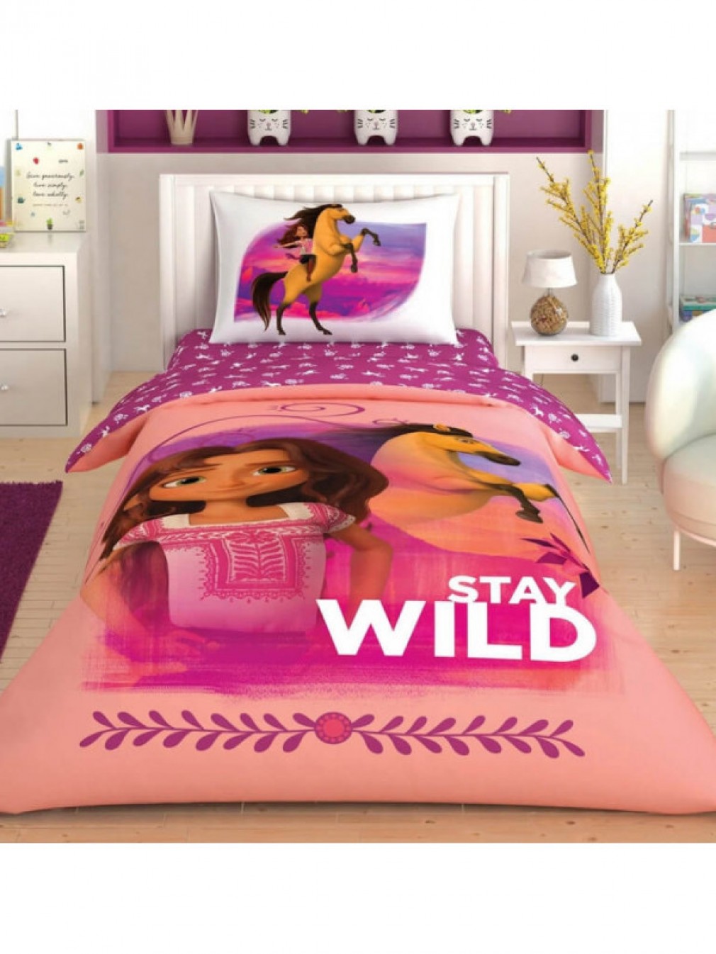 Комплект постільної білизни Tac Disney Spirit Stay Wild