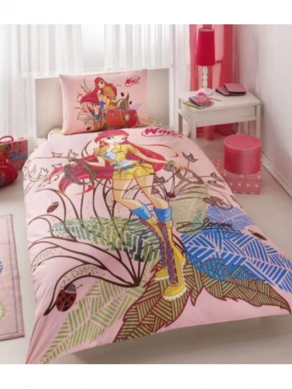 Комплект постільної білизни Tac Winx bloom nature love