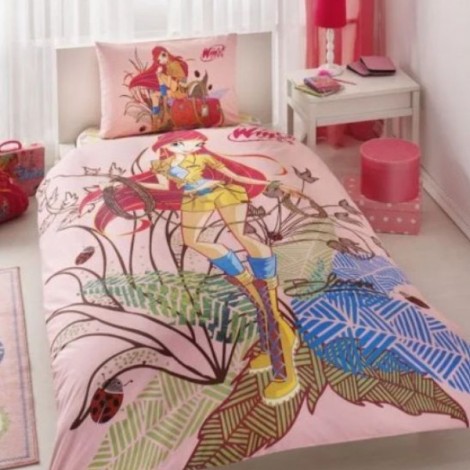 Комплект постільної білизни Tac Winx bloom nature love