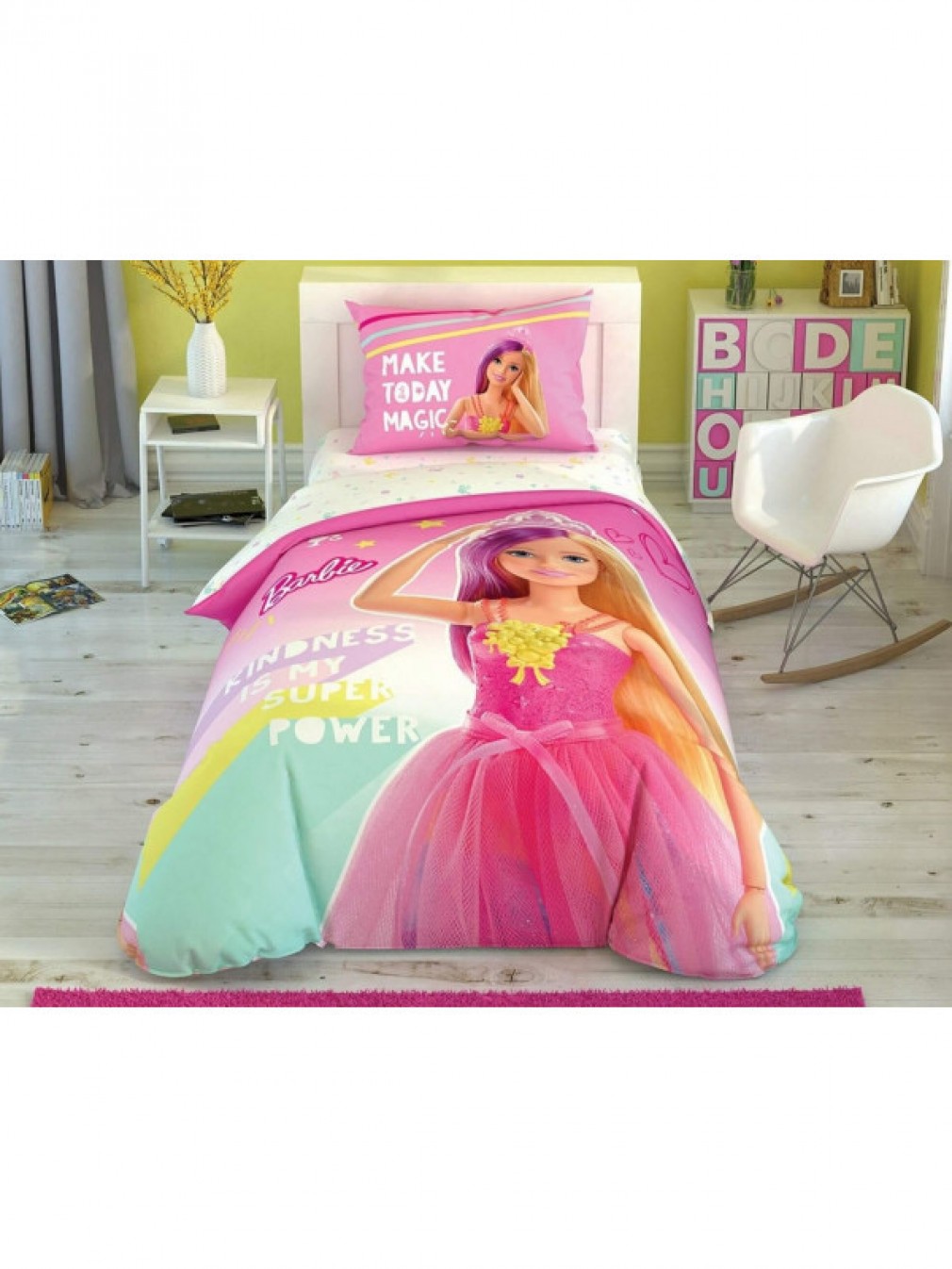 Комплект постільної білизни Tac Barbie Kindness Glow