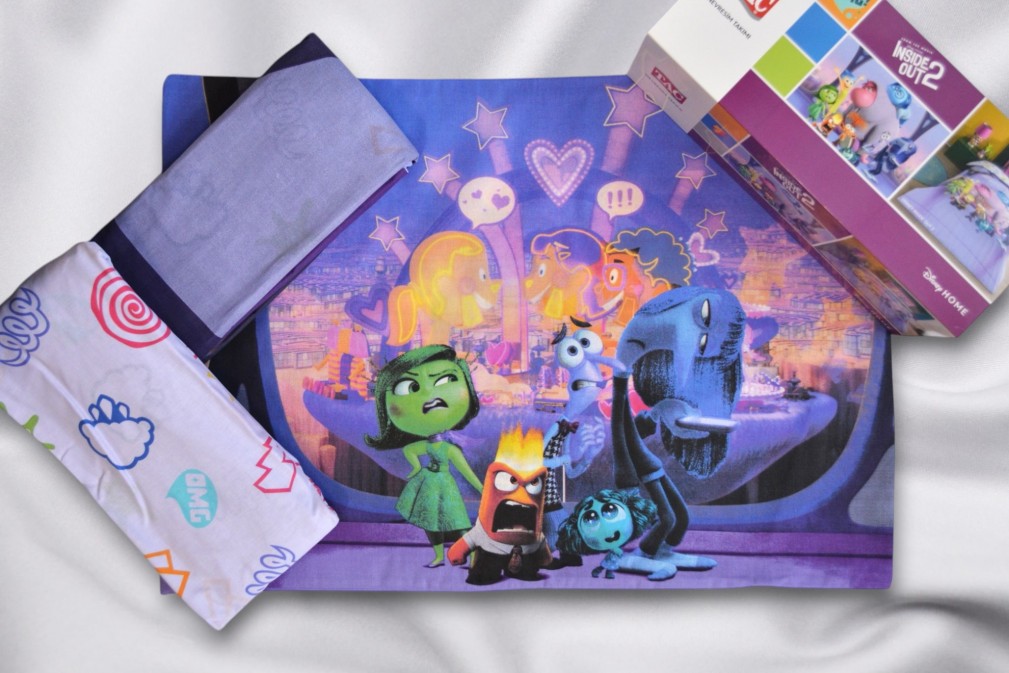 Комплект постільної білизни Tac Disney 160×220 см Inside Out 2