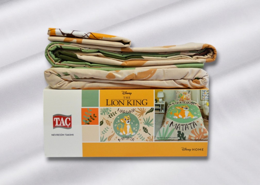 Комплект постільної білизни Tac Disney 160×220 см Lion King Jungle