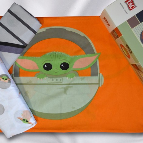 Комплект постільної білизни Tac Disney 160×220 см Mandalorian Guard