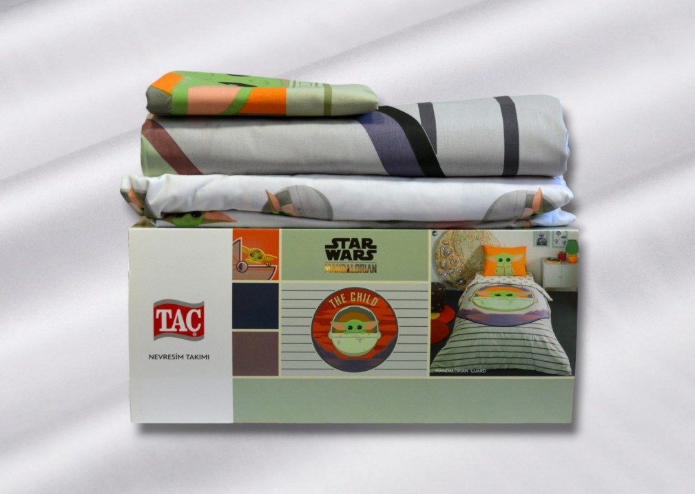 Комплект постільної білизни Tac Disney 160×220 см Mandalorian Guard