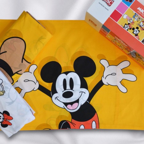 Комплект постільної білизни Tac Disney 160×220 см Miskey Friends