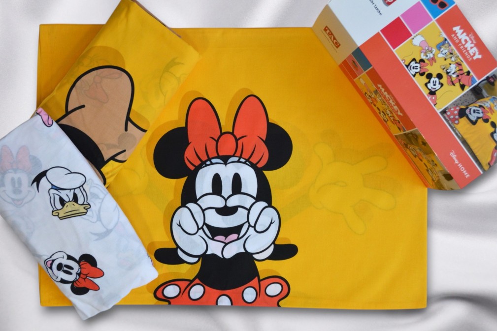 Комплект постільної білизни Tac Disney 160×220 см Miskey Friends