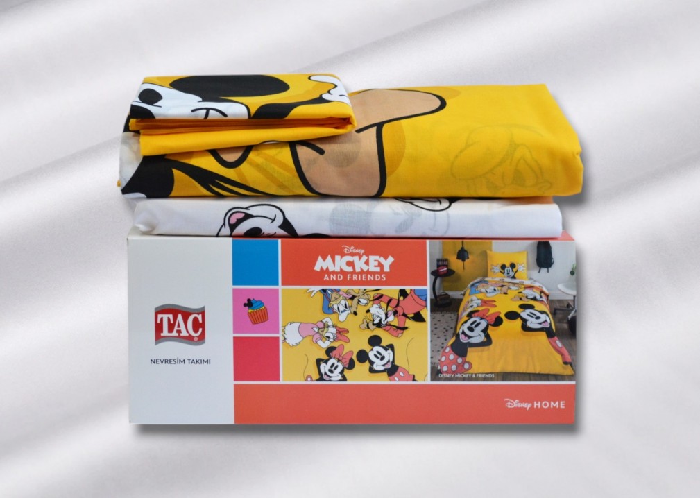 Комплект постільної білизни Tac Disney 160×220 см Miskey Friends