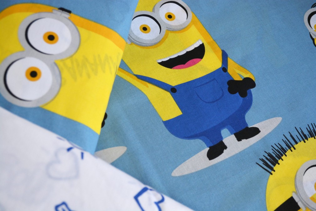 Комплект постільної білизни Tac Disney 160×220 см Minions Bananas
