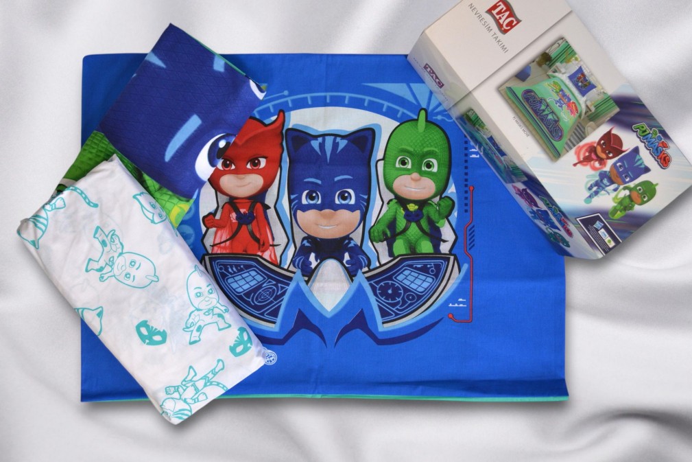 Комплект постільної білизни Tac Disney 160×220 см PJ Masks Move