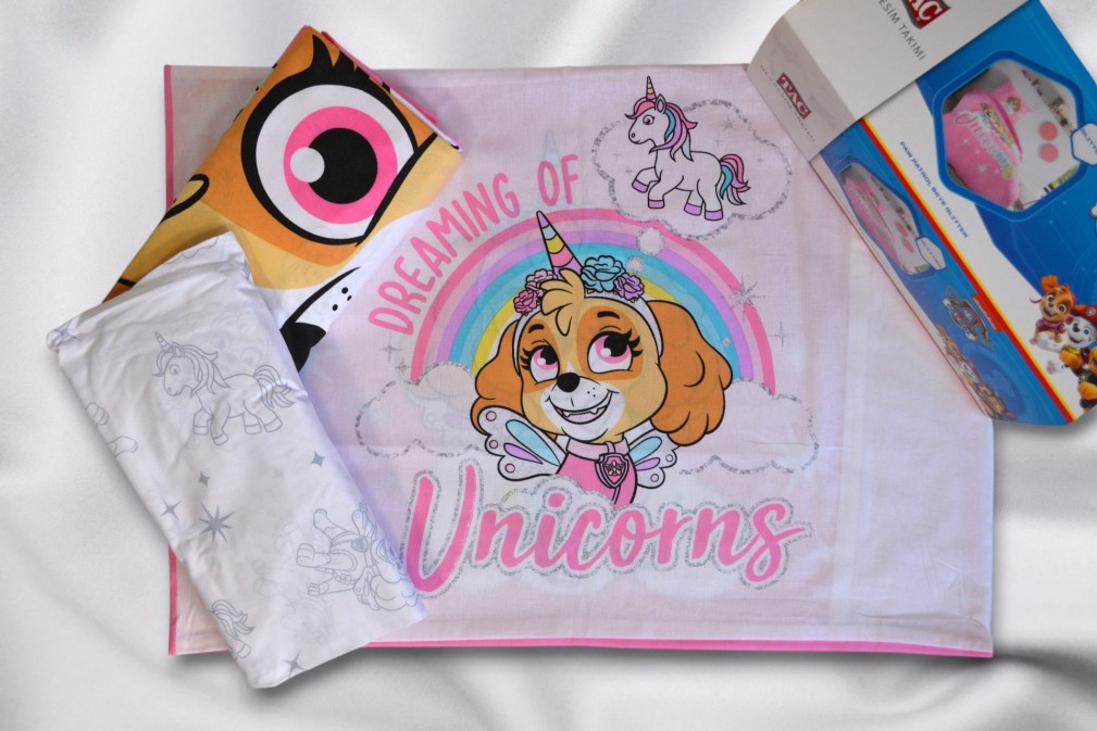 Комплект постільної білизни Tac Disney 160×220 см Paw Patrol Skye Glitter