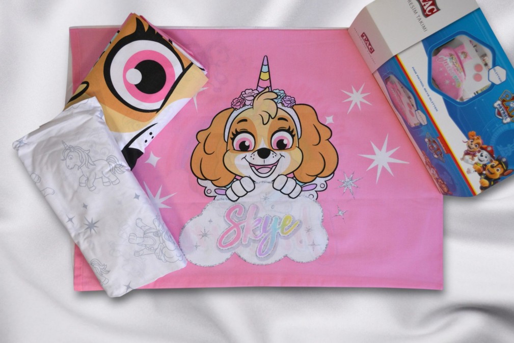 Комплект постільної білизни Tac Disney 160×220 см Paw Patrol Skye Glitter
