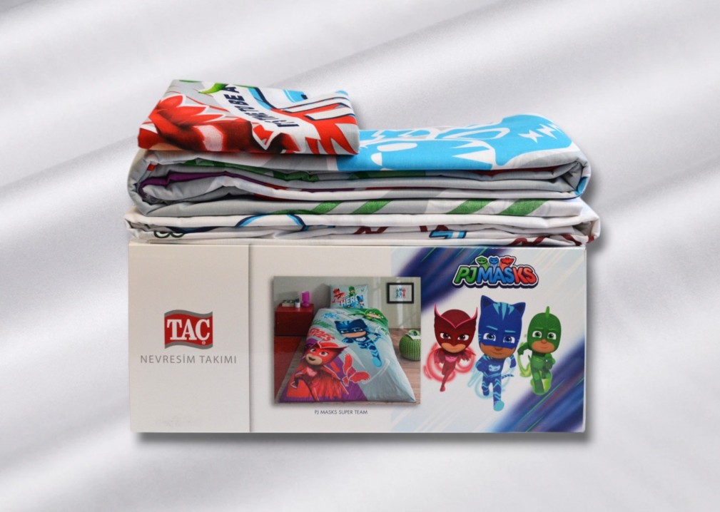 Комплект постільної білизни Tac Disney 160×220 см PJ Masks Super Team