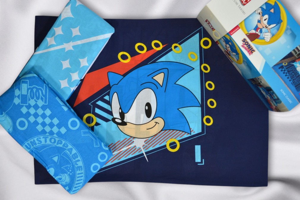 Комплект постільної білизни Tac Disney 160×220 см Sonic Classic