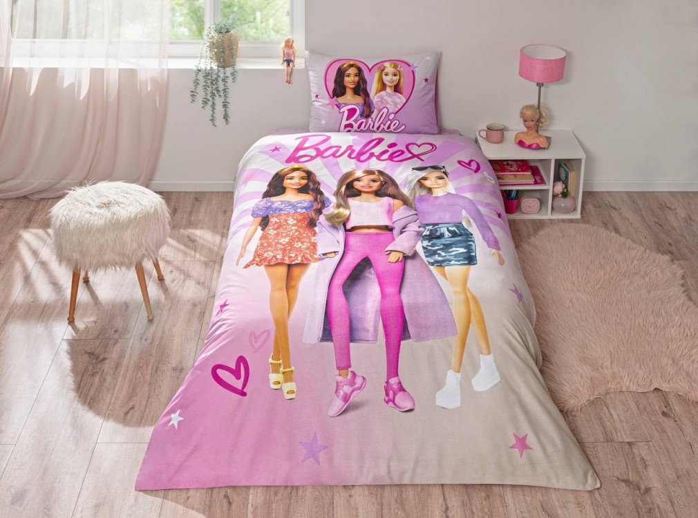 Комплект постільної білизни Tac Disney Barbie Shine