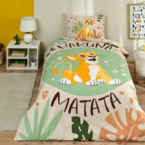 Комплект постільної білизни Tac Disney 160×220 см Lion King Jungle