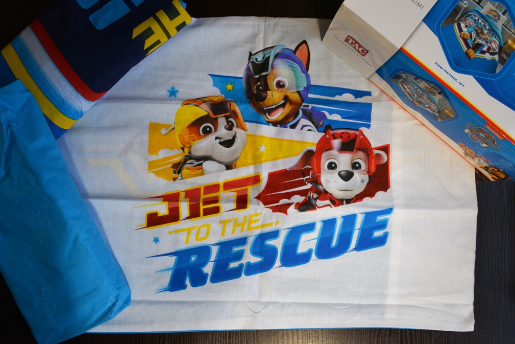 Комплект постільної білизни Tac Paw Patrol Jet