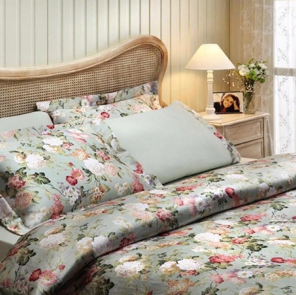 Комплект постільної білизни сатин жатий шовк Tivolyo Home Angelica yesil