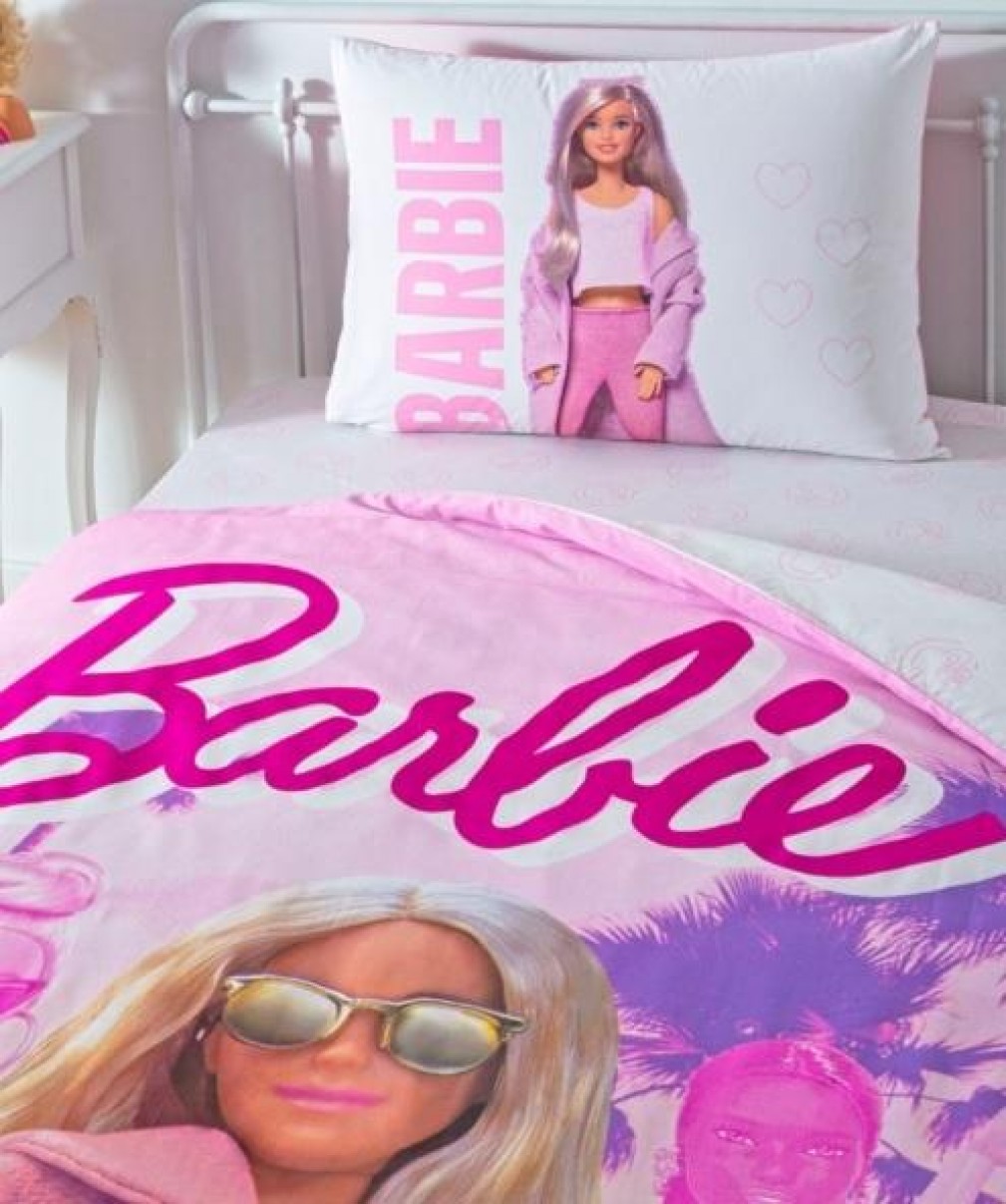 Комплект постільної білизни Tac Disney Barbie Pink Power