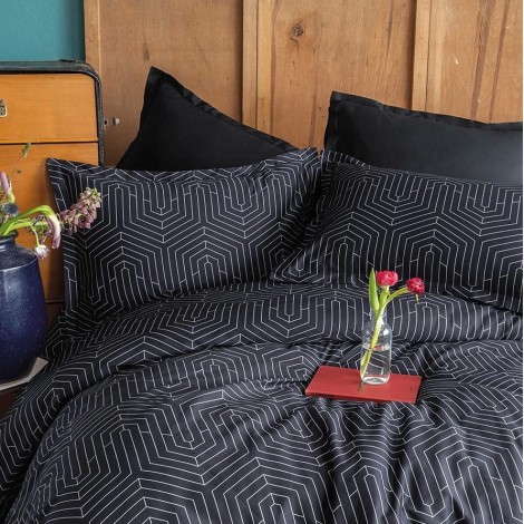 Комплект постільної білизни Issimo Home Strada black