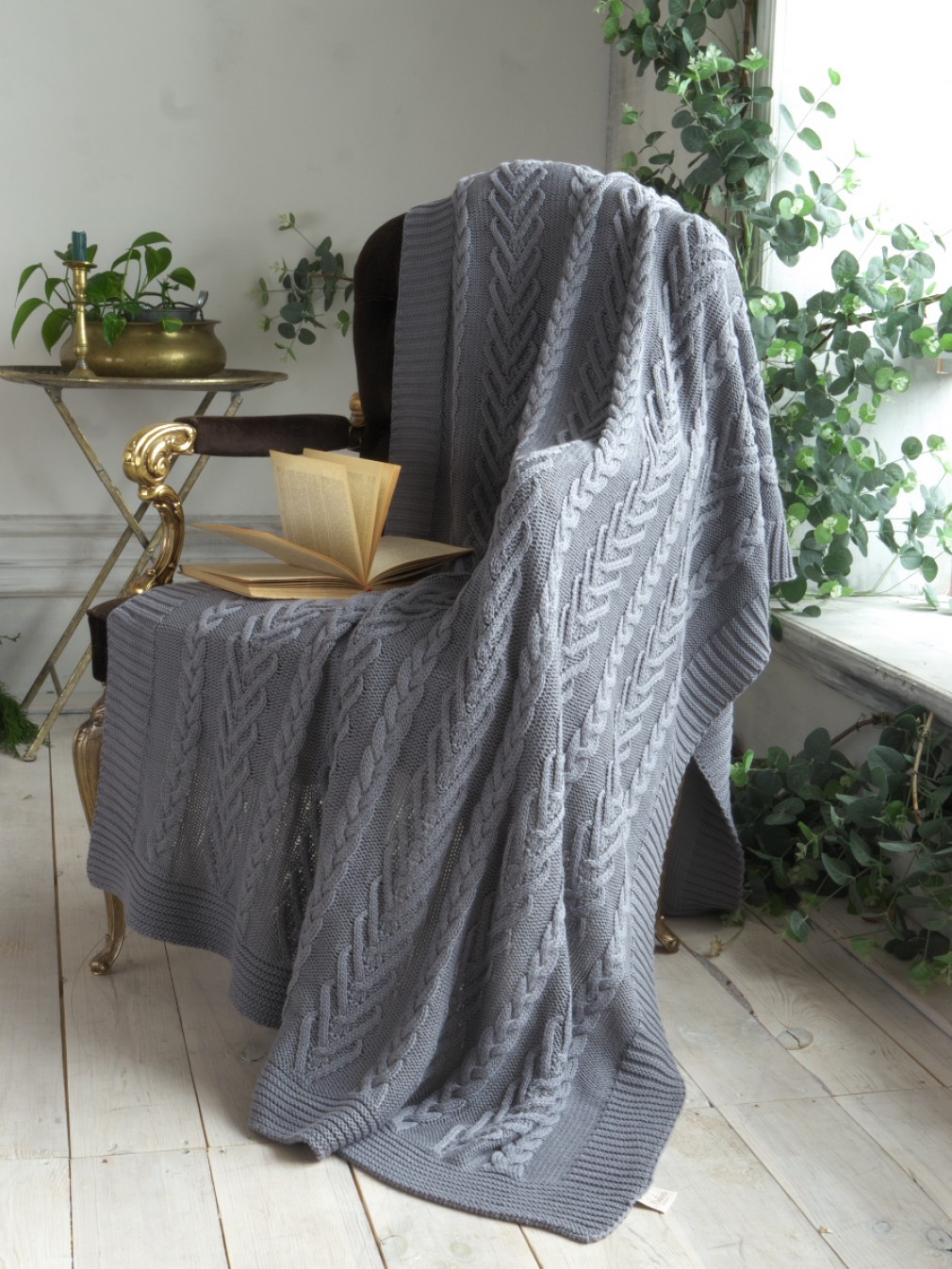 Плед Betires Bloom Grey 