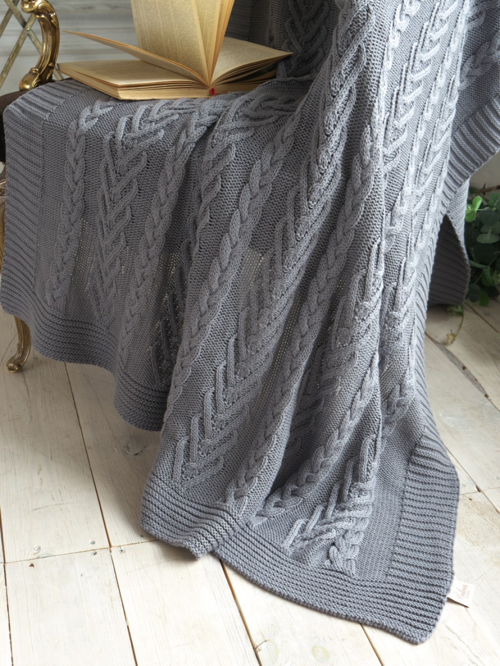 Плед Betires Bloom Grey 