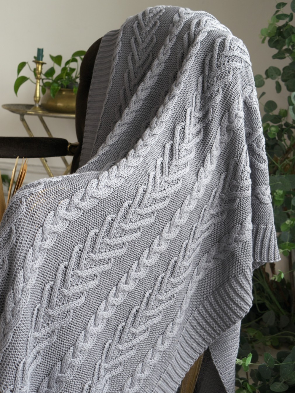 Плед Betires Bloom Grey 
