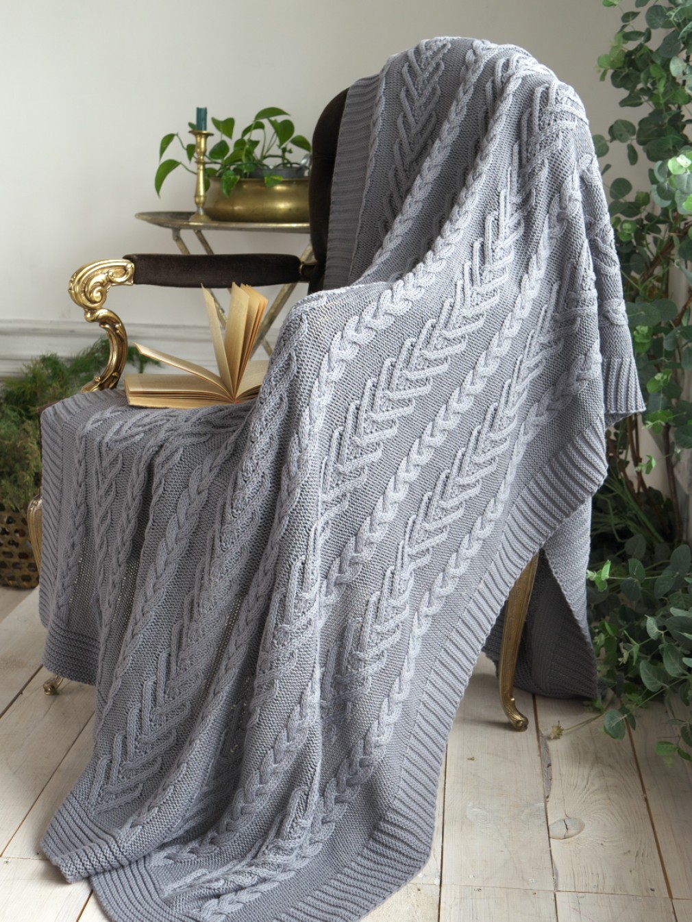 Плед Betires Bloom Grey 