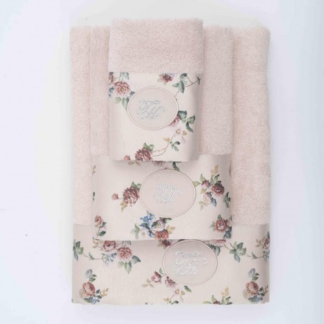 Набір рушників Tivolyo Home Roseland 3 шт rose