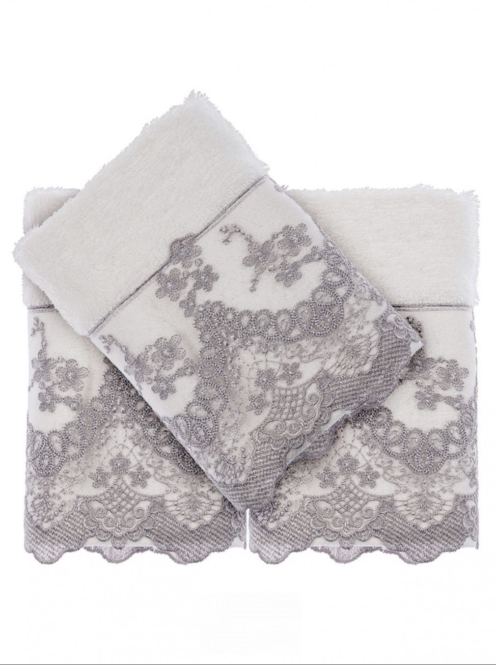 Набір кухонних рушників Tivolyo Home Regina cream 3 шт