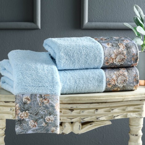 Набір рушників Tivolyo Home Anika 3 шт blue