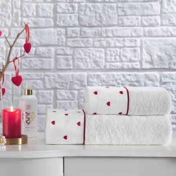 Набір рушників Tivolyo Home Tiamo 2 шт red