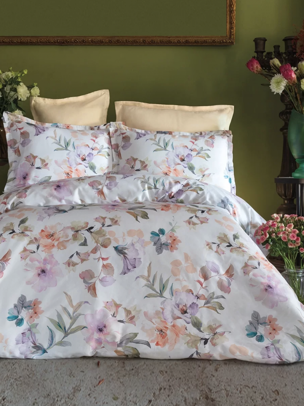 Комплект постільної білизни Issimo Home Dione 300 TC євро