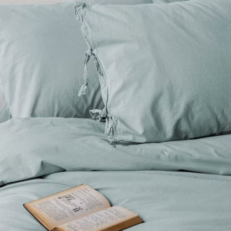 Комплект постільної білизни Issimo Home Savanna mint  євро