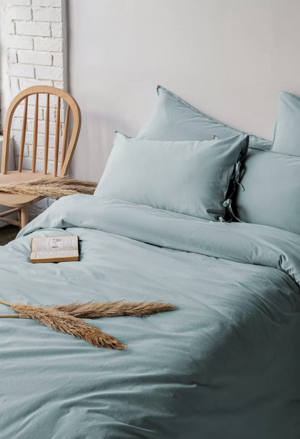 Комплект постільної білизни Issimo Home Savanna mint  євро