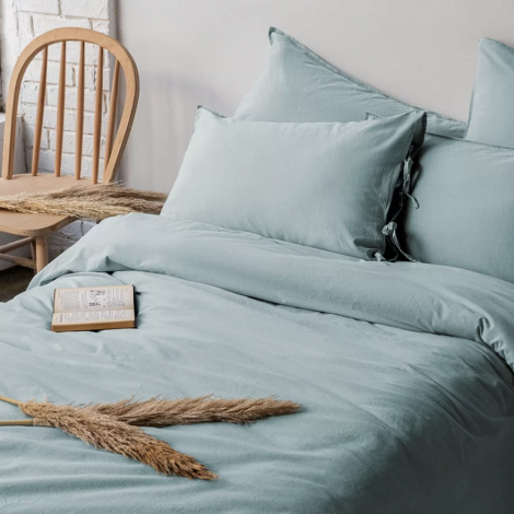 Комплект постільної білизни Issimo Home Savanna mint  євро