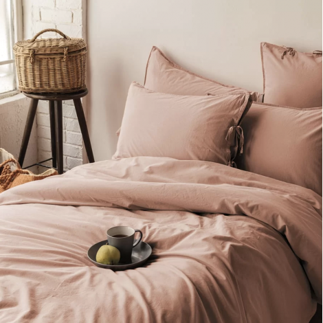 Комплект постільної білизни Issimo Home Savanna Apricot євро