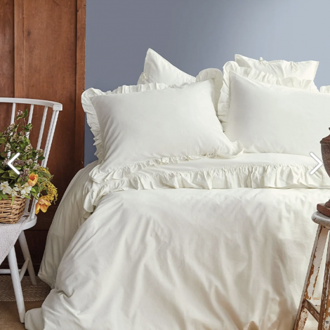 Комплект постільної білизни Issimo Home Frill ecru