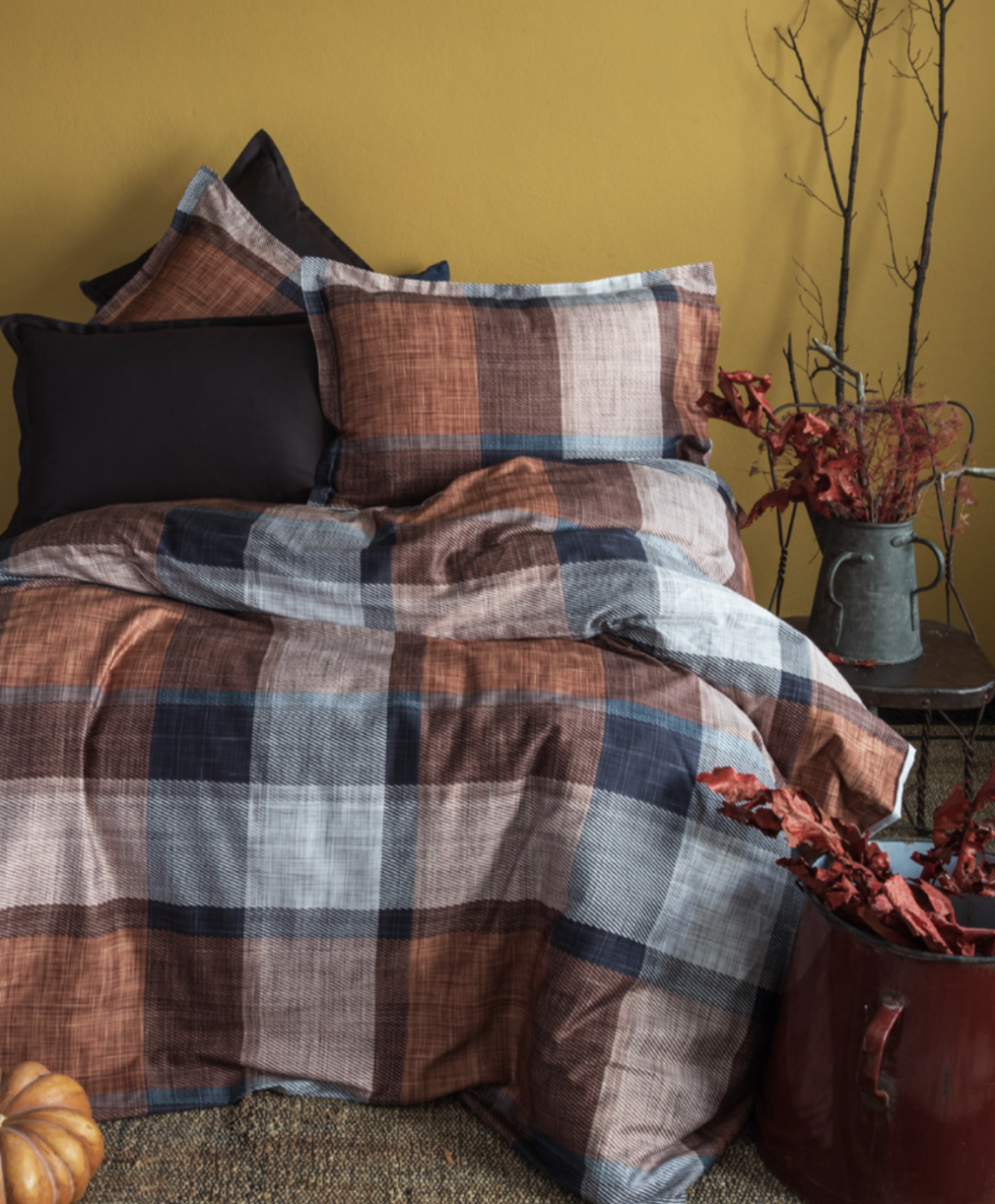 Комплект постільної білизни Issimo Home Dunloe brown