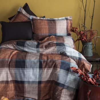Комплект постільної білизни Issimo Home Dunloe brown