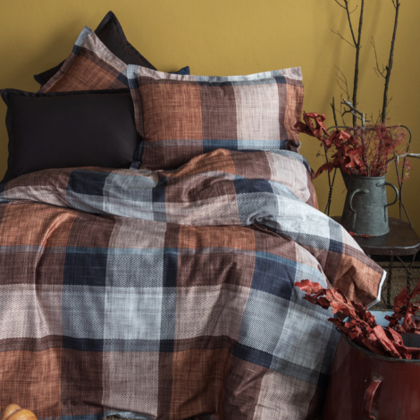 Комплект постільної білизни Issimo Home Dunloe brown