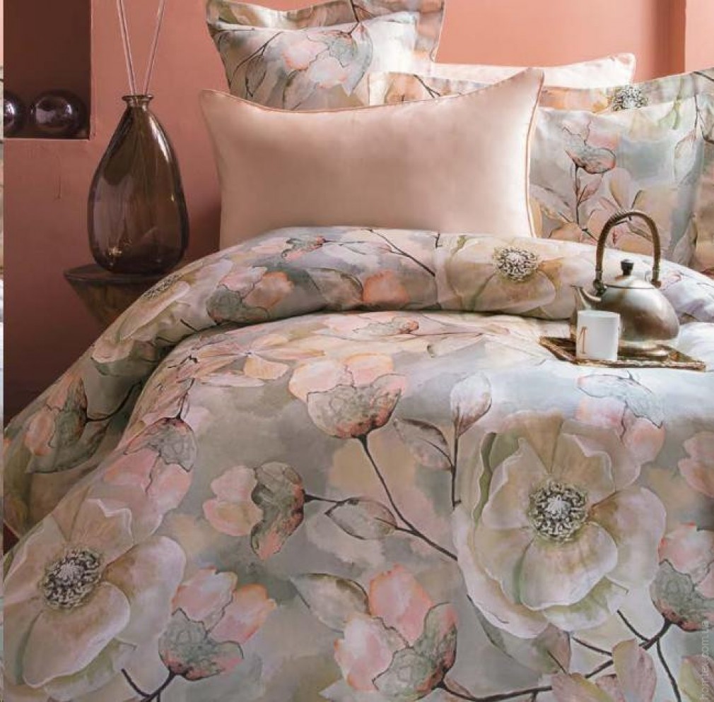 Комплект постільної білизни Issimo Home Sakura 300 TC євро
