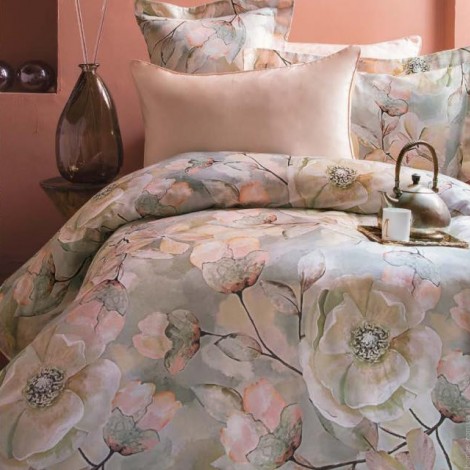 Комплект постільної білизни Issimo Home Sakura 300 TC євро