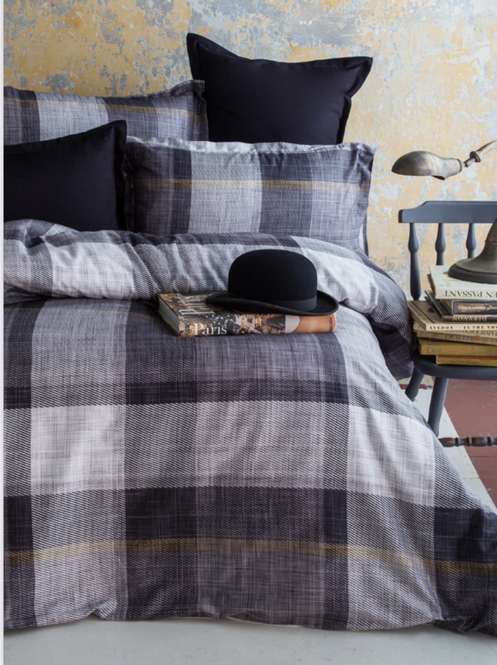 Комплект постільної білизни Issimo Home Dunloe black