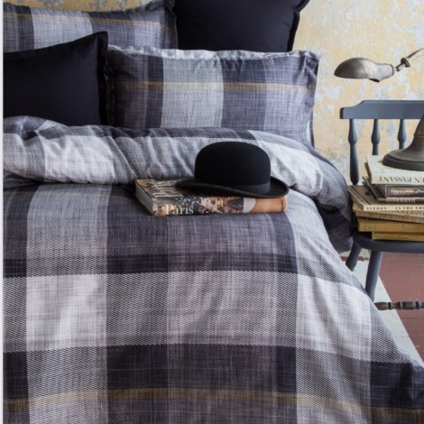 Комплект постільної білизни Issimo Home Dunloe black