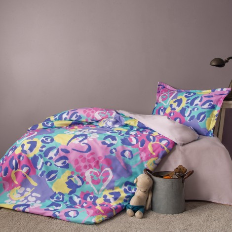 Комплект постільної білизни Issimo Home Digital Satin 160х220 см Pinky