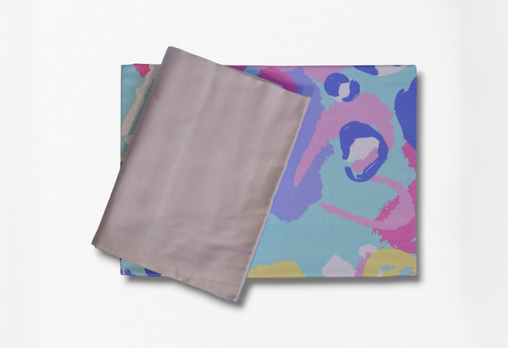 Комплект постільної білизни Issimo Home Digital Satin 160х220 см Pinky