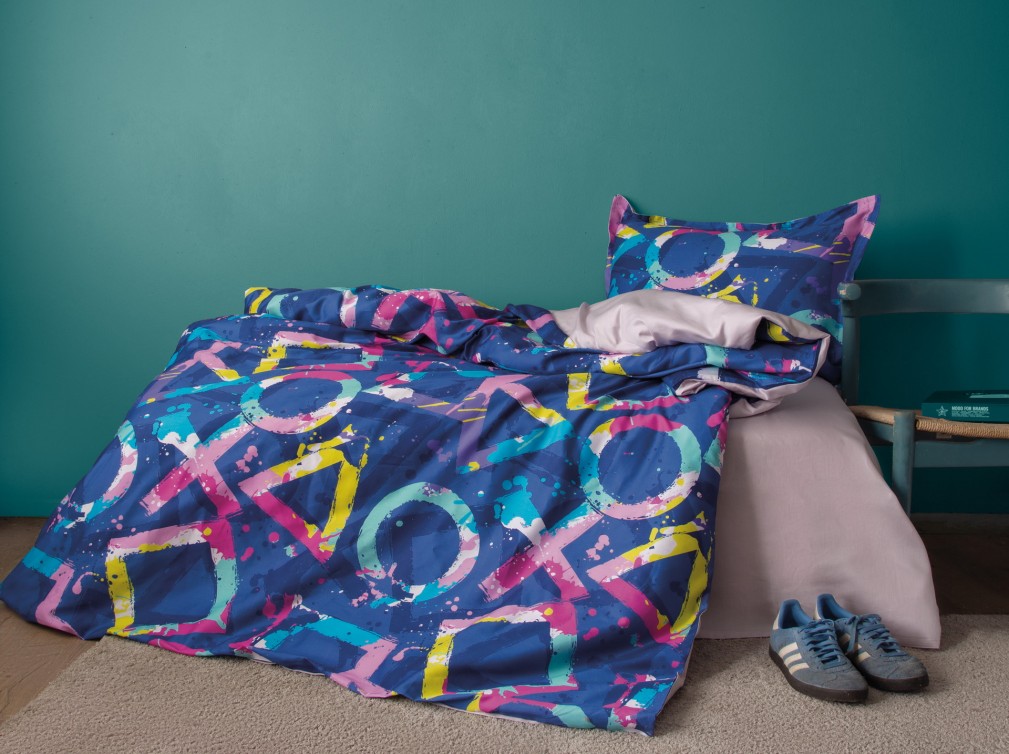 Комплект постільної білизни Issimo Home Digital Satin 160х220 см Play