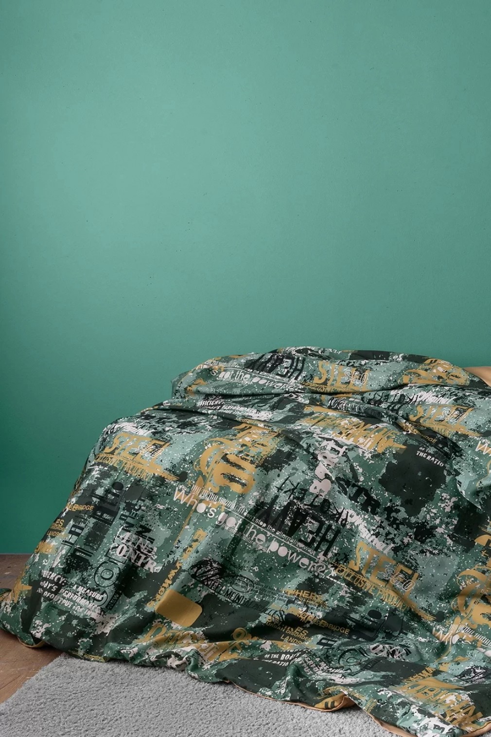 Комплект постільної білизни Issimo Home Digital Satin 160х220 см Rocky