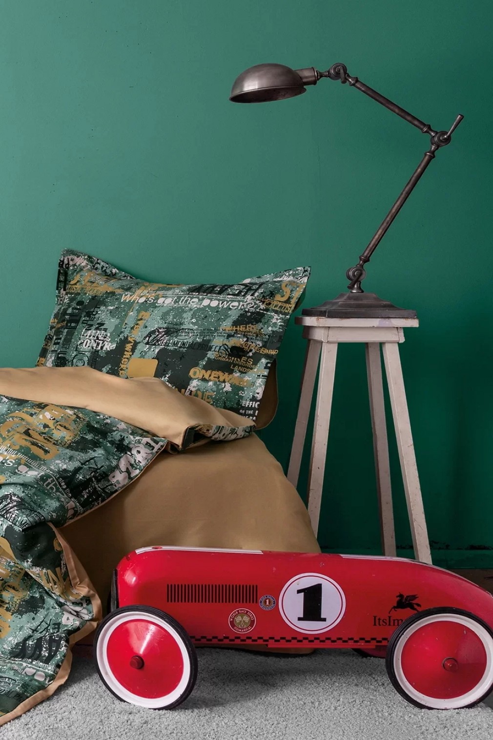 Комплект постільної білизни Issimo Home Digital Satin 160х220 см Rocky